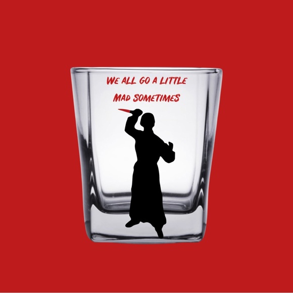 Alfred Hitchcock’s Psycho ShotGlass/Gift Box Set of 2 - Picture 2 of 3